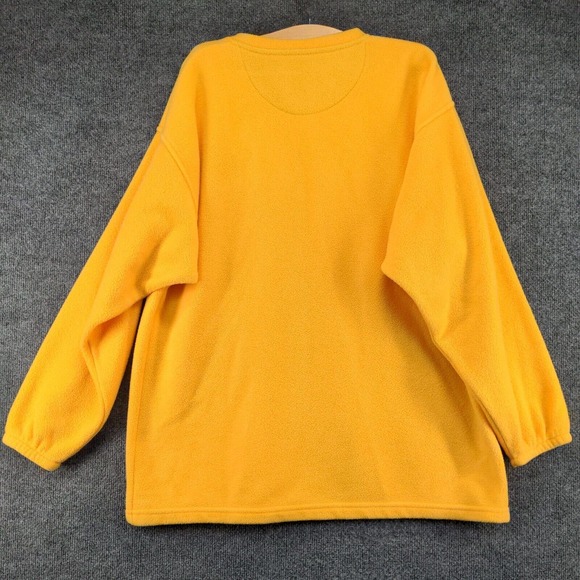New York Hotel & Casino Mens Fleece Pullover Yellow XL V-Neck Vintage Made USA - Picture 8 of 15